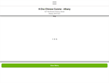 Tablet Screenshot of k1chinese.com